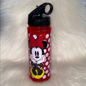 Disney Minnie Mouse 20oz Plastic Water Bottle NWT